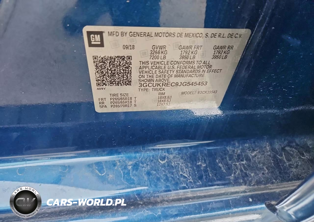 2018 Chevrolet Silverado K1500 Lt VIN:3GCUKREC9JG545453 - 12