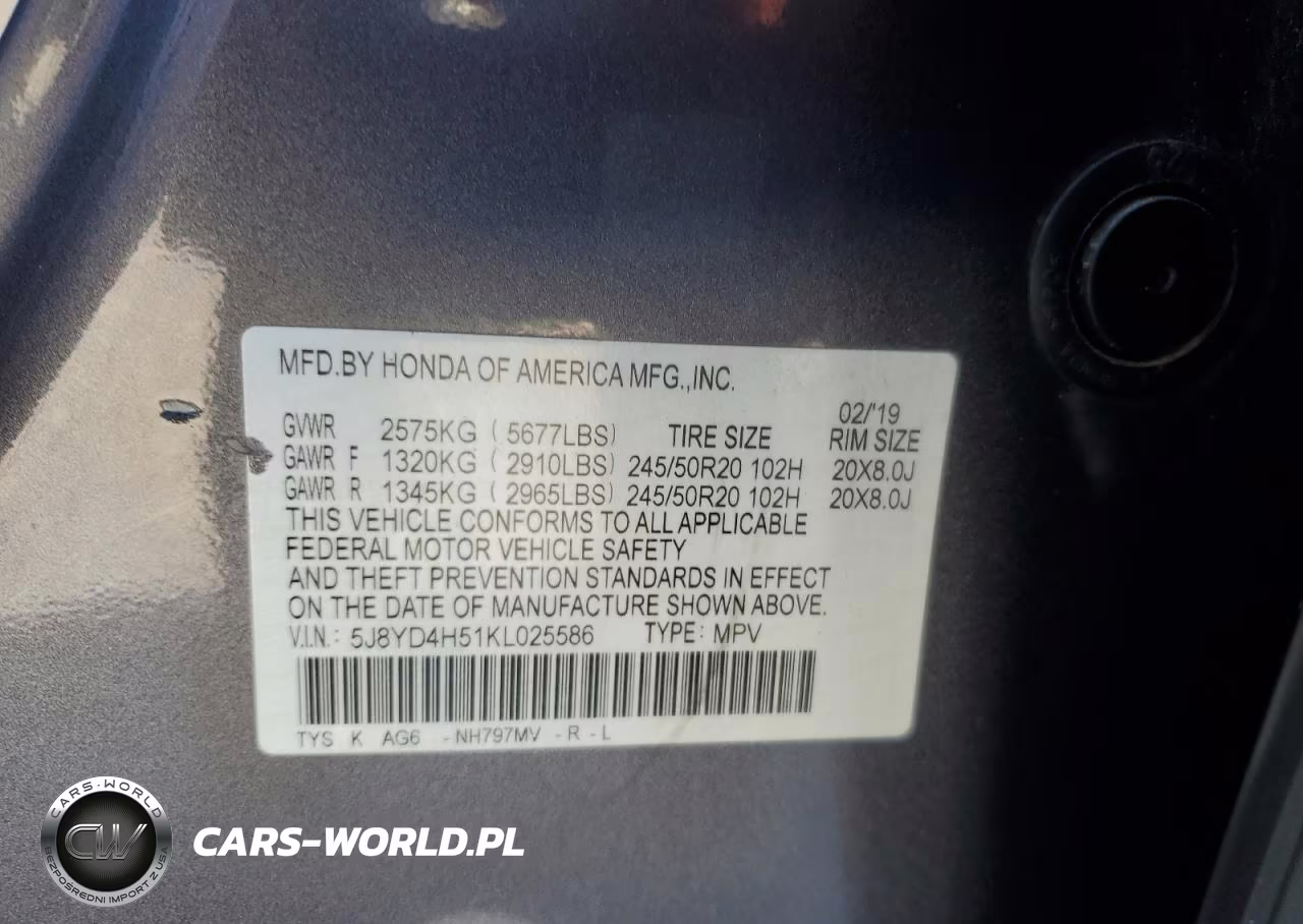 2019 Acura Mdx Technology VIN:5J8YD4H51KL025586 - 13