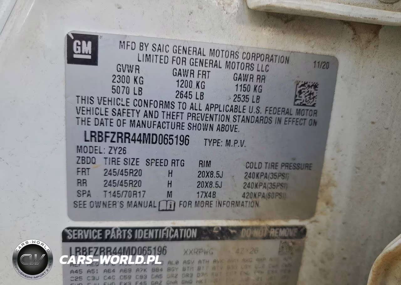 2021 Buick Envision Avenir VIN:LRBFZRR44MD065196 - 14