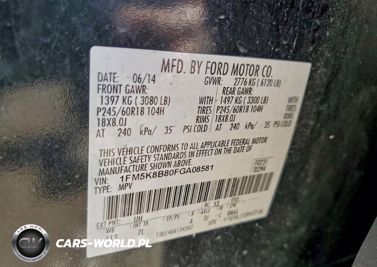 2015 Ford Explorer VIN:1FM5K8B80FGA08581 - 13