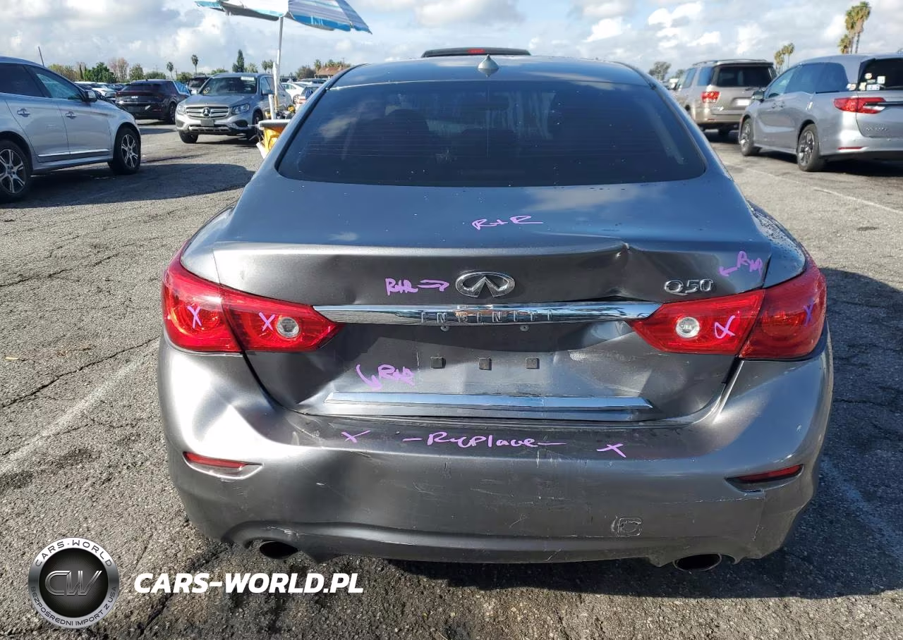 2015 Infiniti Q50 Base VIN:JN1BV7AP2FM341001 - 6