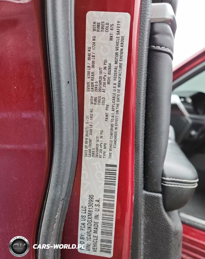 2021 Jeep Grand Cherokee L Overland VIN:1C4RJKDGXM8130995 - 13