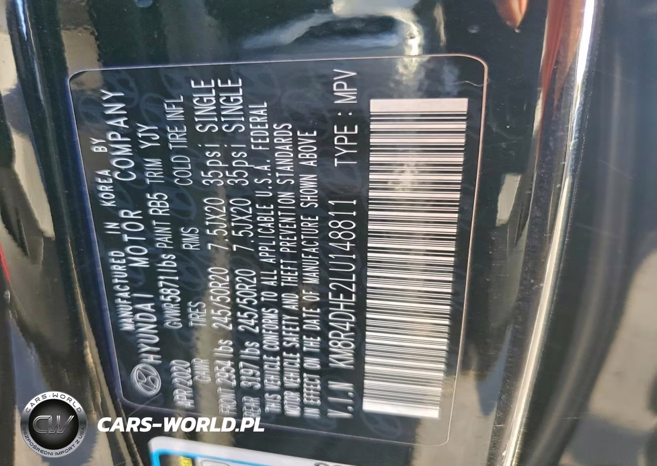 2020 Hyundai Palisade Sel VIN:KM8R4DHE2LU148811 - 13