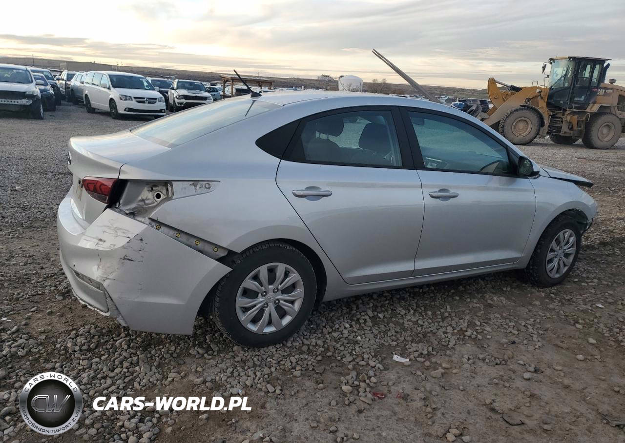 2021 Hyundai Accent Se VIN:3KPC24A60ME131475 - 3
