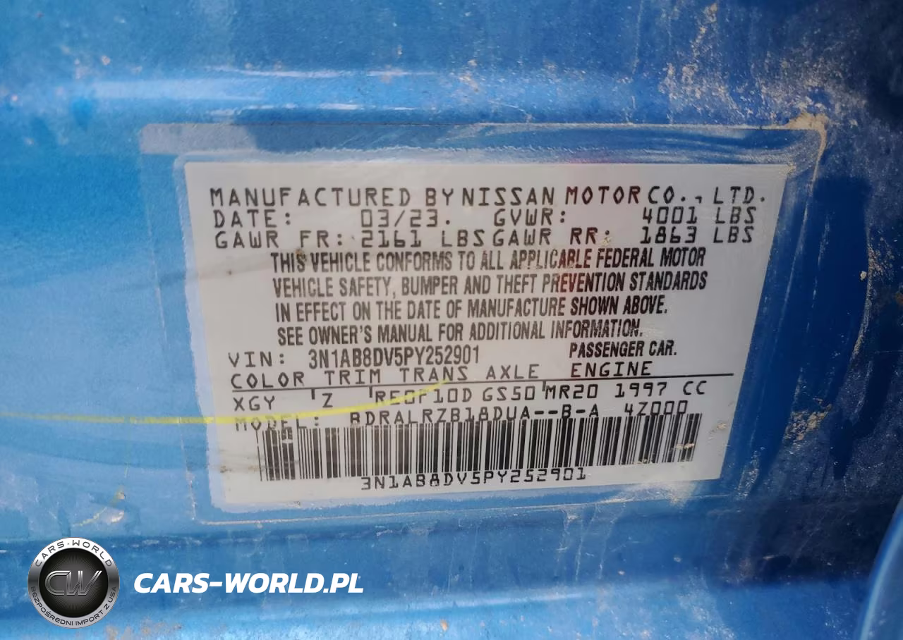 2023 Nissan Sentra Sr VIN:3N1AB8DV5PY252901 - 13