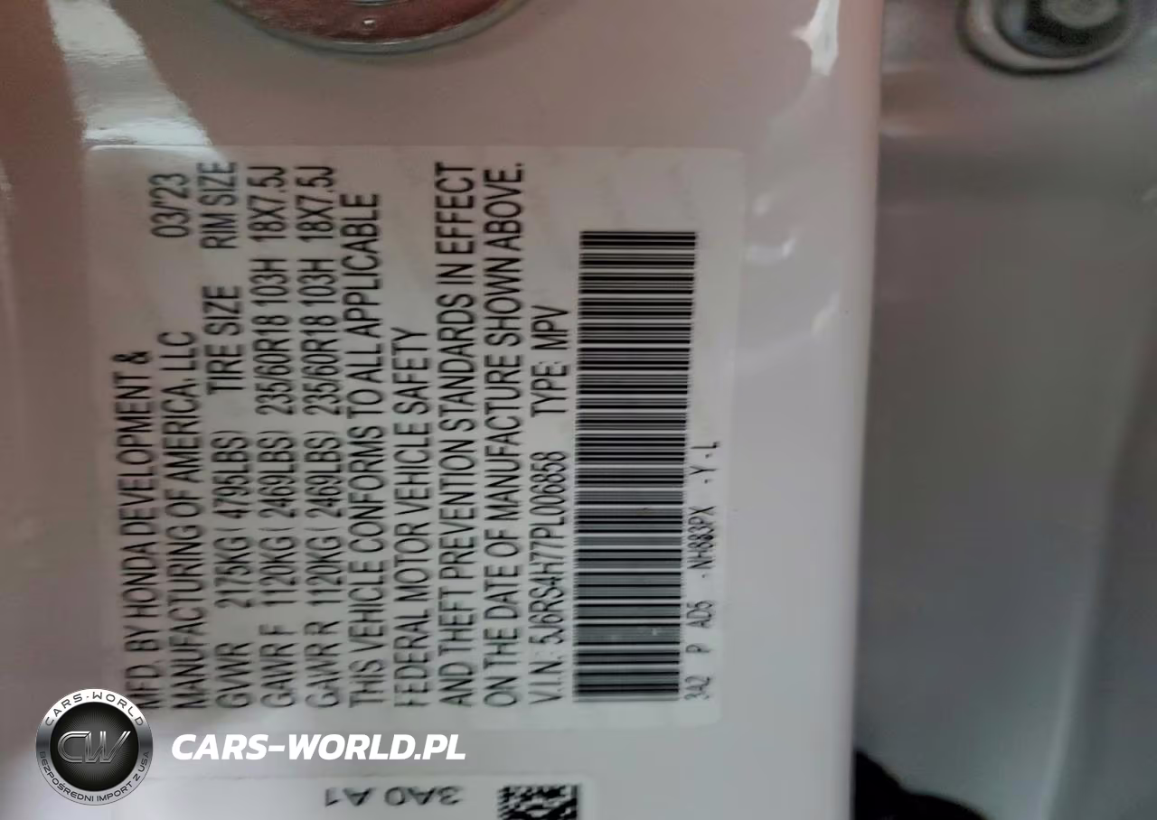 2023 Honda Cr-V Exl VIN:5J6RS4H77PL006858 - 13