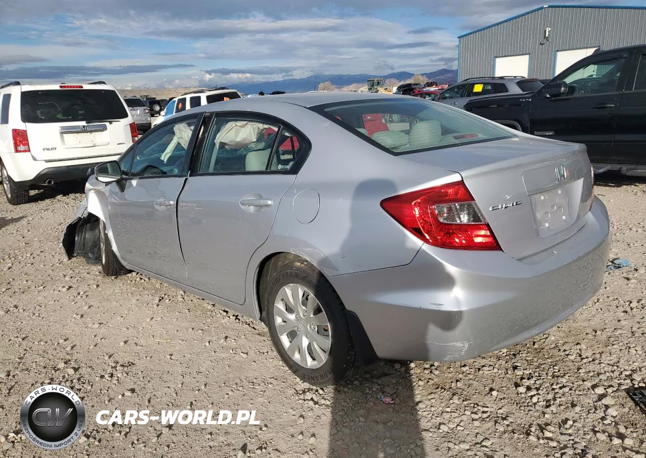 2012 Honda Civic Lx VIN:2HGFB2F55CH605121 - 2
