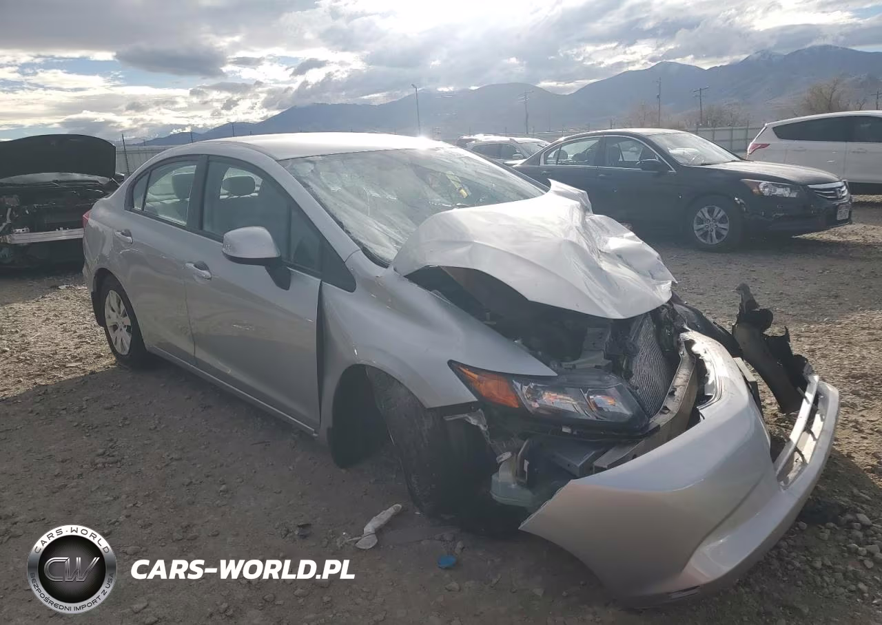 2012 Honda Civic Lx VIN:2HGFB2F55CH605121 - 4