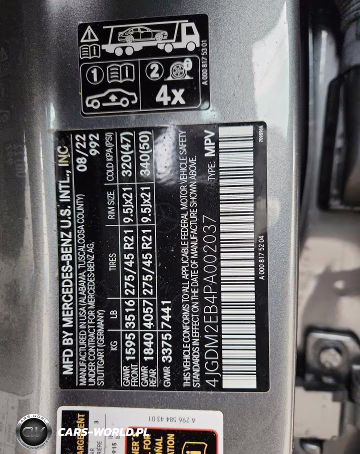 2023 Mercedes-Benz Eqs Suv 450 4Matic VIN:4JGDM2EB4PA002037 - 13