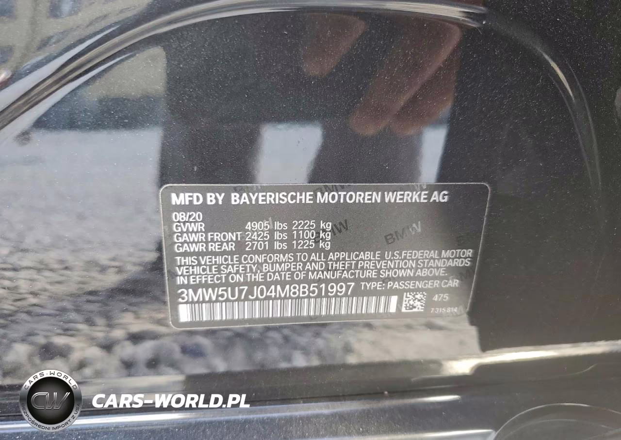 2021 BMW M340I VIN:3MW5U7J04M8B51997 - 12