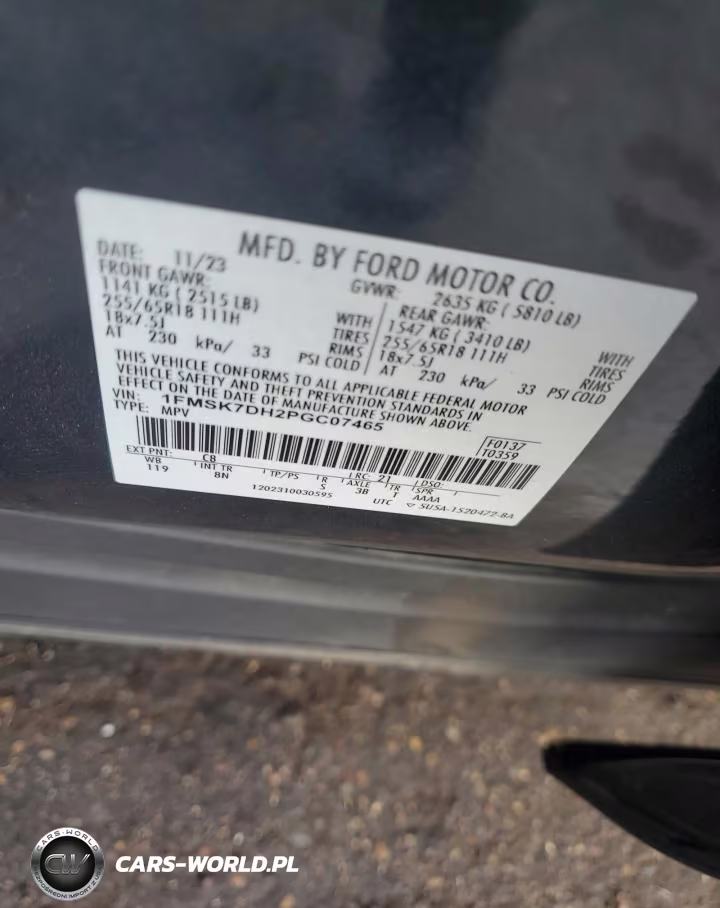 2023 Ford Explorer Xlt VIN:1FMSK7DH2PGC07465 - 13