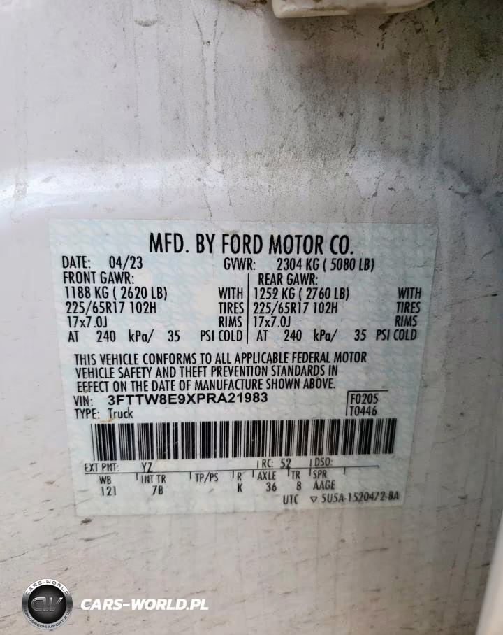 2023 Ford Maverick Xl VIN:3FTTW8E9XPRA21983 - 13