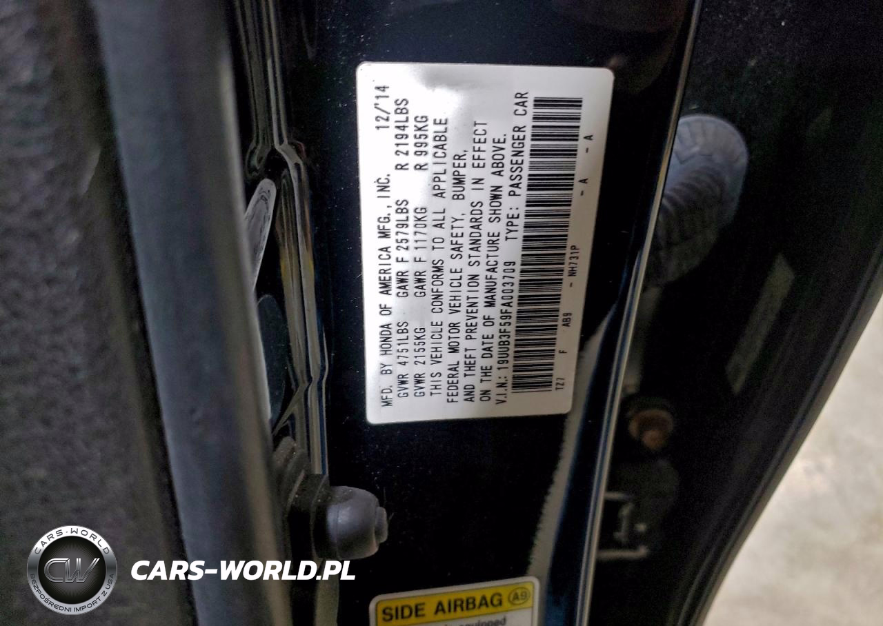 2015 Acura Tlx VIN:19UUB3F59FA003709 - 12