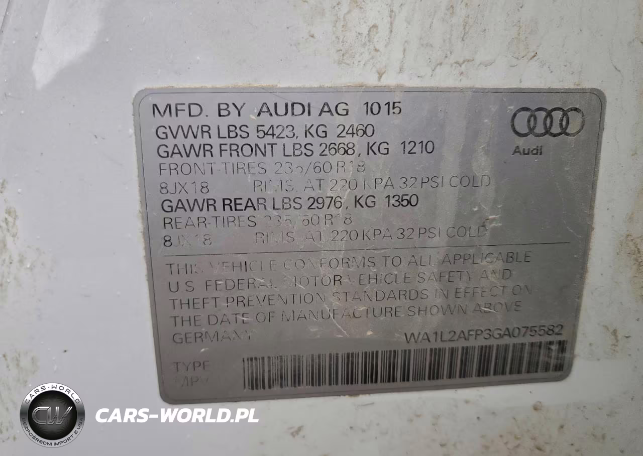 2016 Audi Q5 Premium Plus VIN:WA1L2AFP3GA075582 - 13