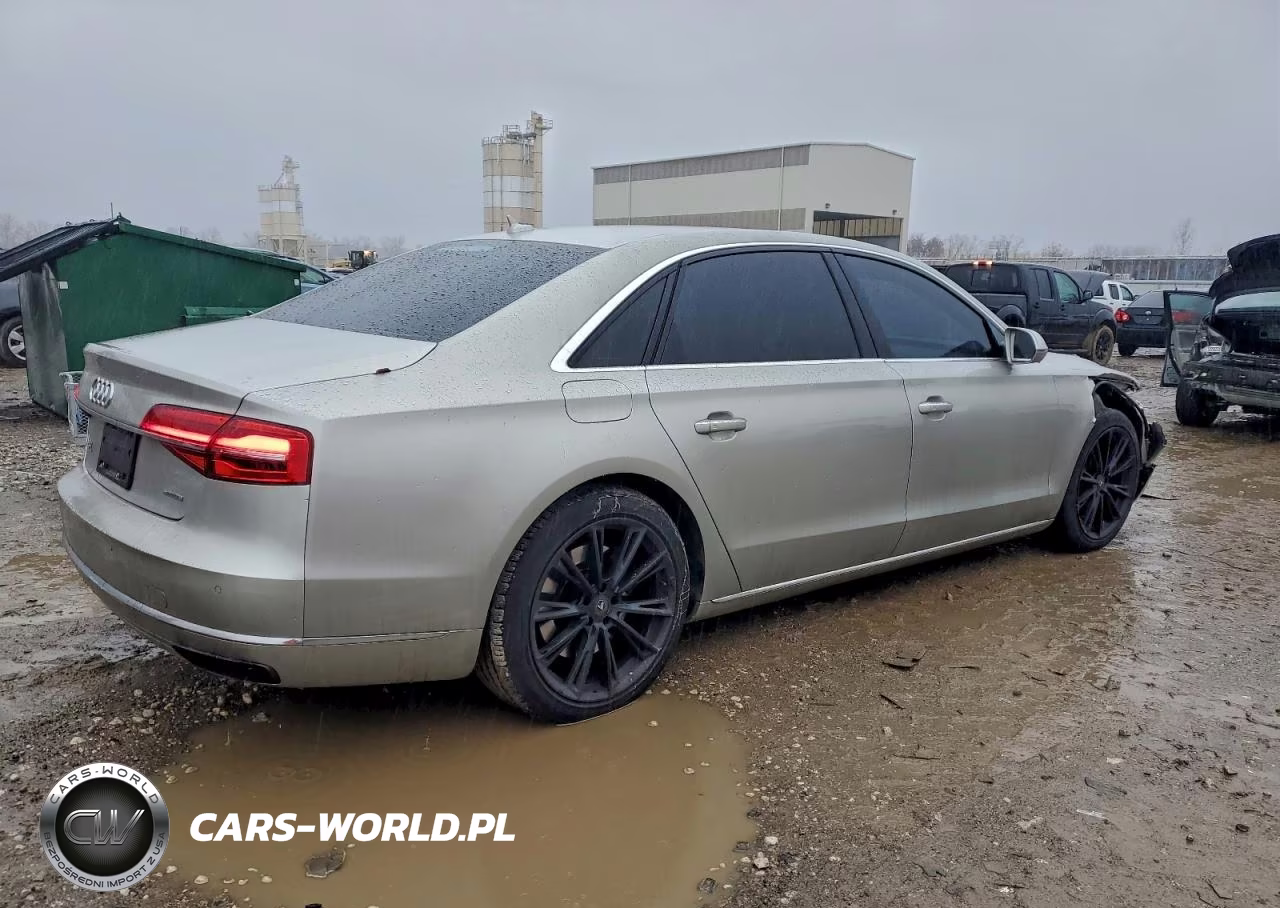 2015 Audi A8 L Quattro VIN:WAU3GAFDXFN009211 - 3