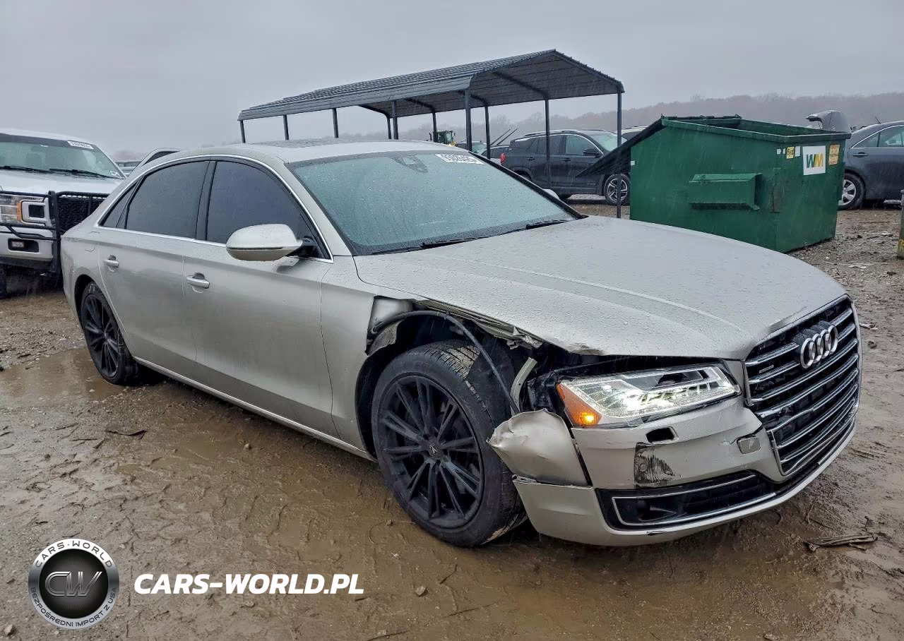 2015 Audi A8 L Quattro VIN:WAU3GAFDXFN009211 - 4