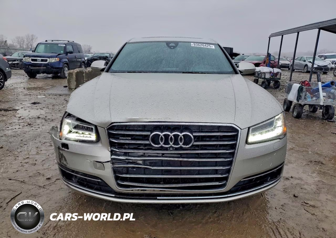 2015 Audi A8 L Quattro VIN:WAU3GAFDXFN009211 - 5