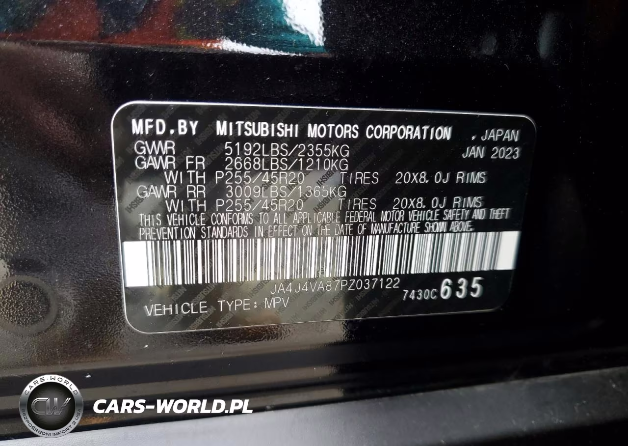 2023 Mitsubishi Outlander Sel VIN:JA4J4VA87PZ037122 - 13