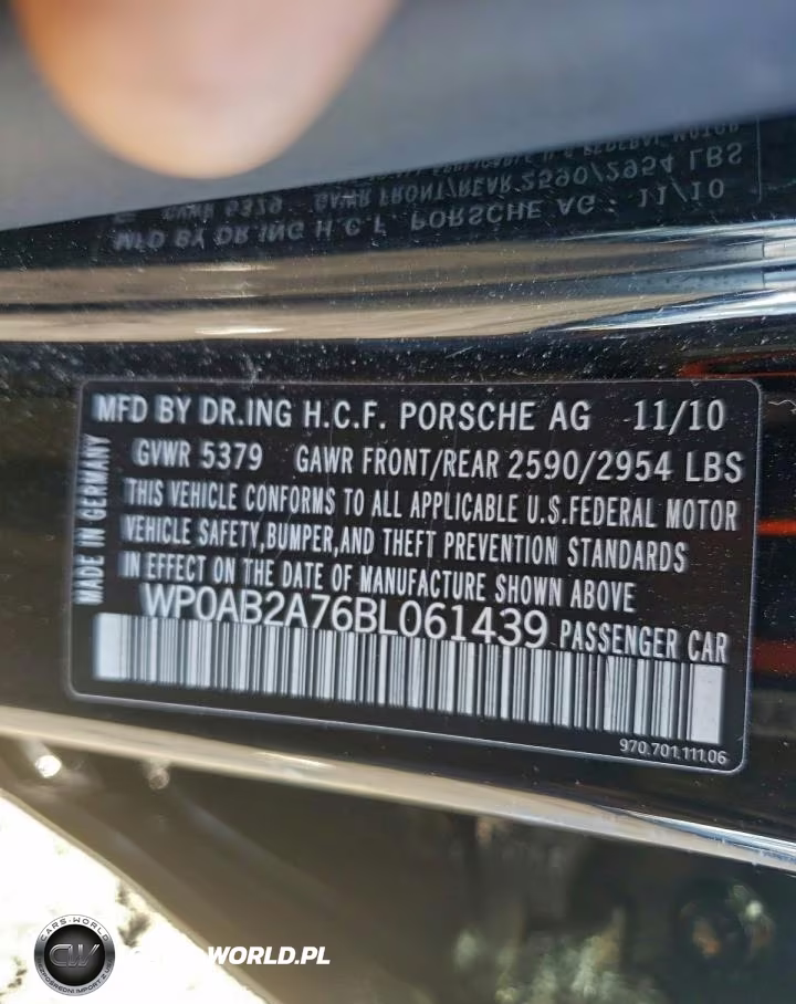 2011 Porsche Panamera S VIN:WP0AB2A76BL061439 - 12
