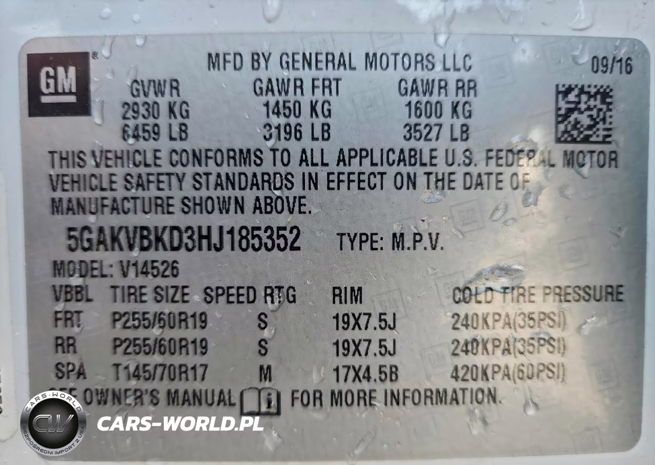 2017 Buick Enclave VIN:5GAKVBKD3HJ185352 - 13