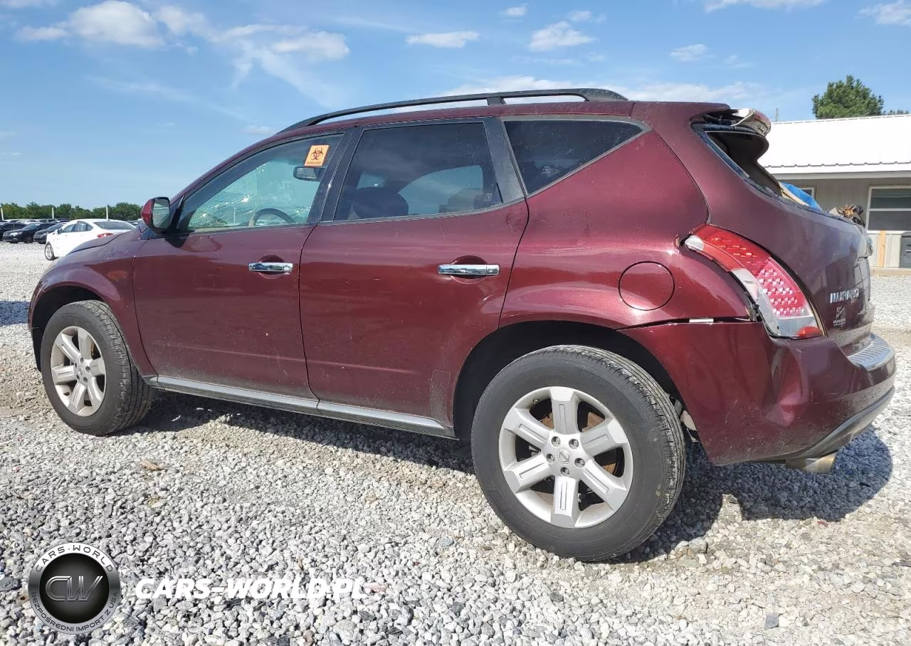 2007 Nissan Murano S VIN:JN8AZ08W77W636011 - 2