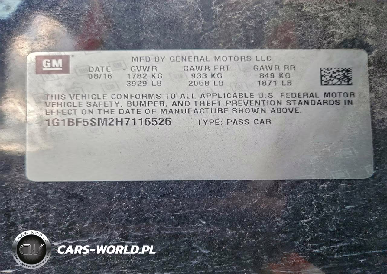2017 Chevrolet Cruze Premier VIN:1G1BF5SM2H7116526 - 13