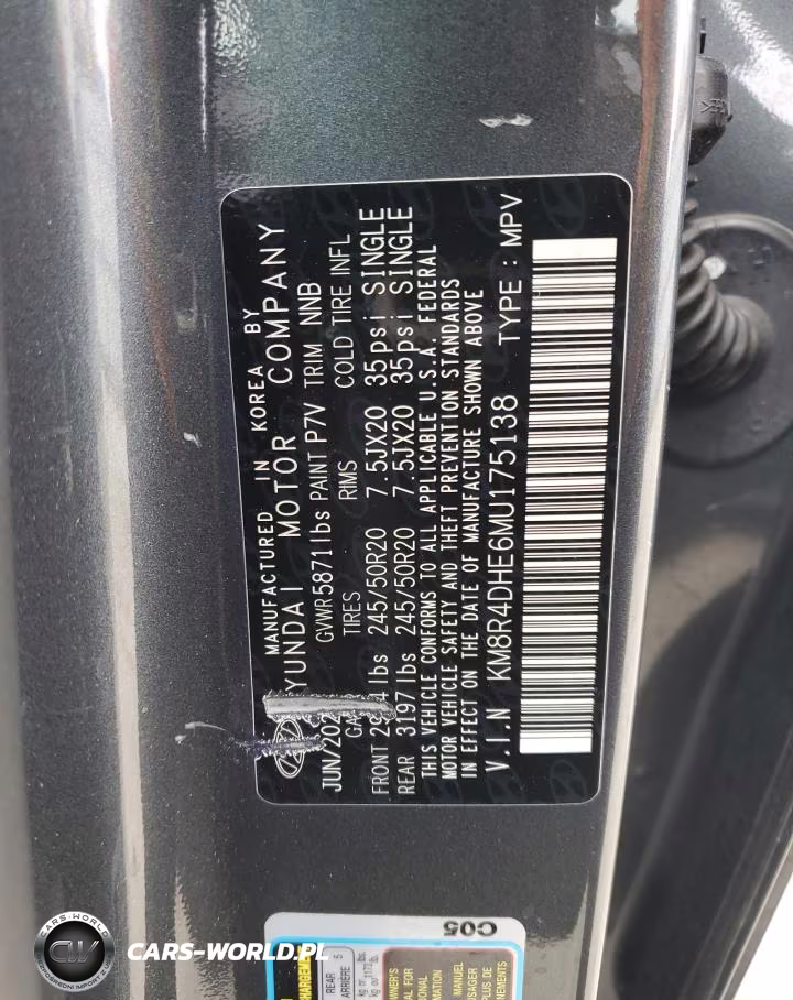 2021 Hyundai Palisade Sel VIN:KM8R4DHE6MU175138 - 13