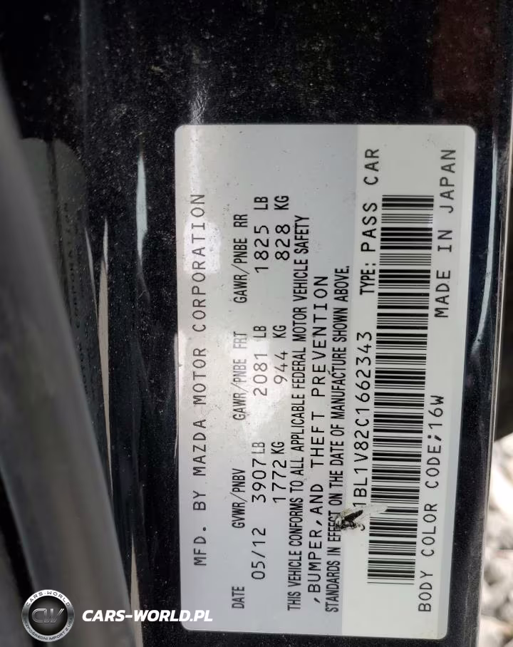 2012 Mazda 3 VIN:JM1BL1V82C1662343 - 12