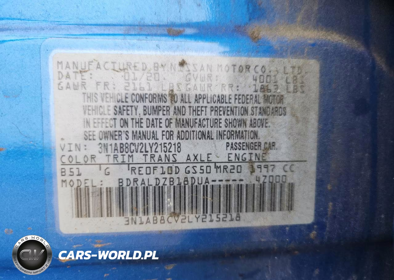 2020 Nissan Sentra Sv VIN:3N1AB8CV2LY215218 - 13