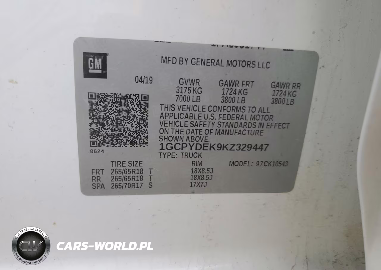 2019 Chevrolet Silverado K1500 Lt VIN:1GCPYDEK9KZ329447 - 12