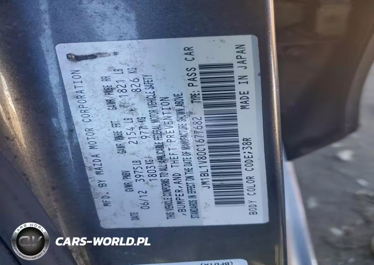 2012 Mazda 3 I VIN:JM1BL1V80C1677682 - 12