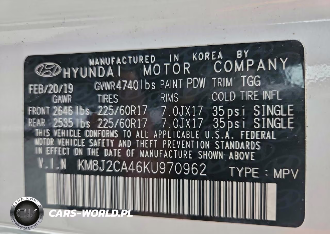 2019 Hyundai Tucson Se VIN:KM8J2CA46KU970962 - 13