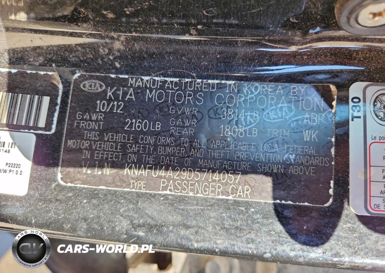 2013 Kia Forte Ex VIN:KNAFU4A29D5714057 - 12