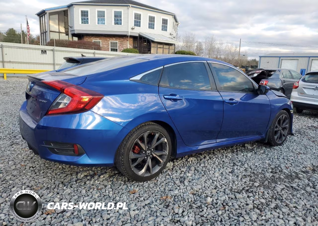 2020 Honda Civic Sport VIN:2HGFC2F85LH571740 - 3