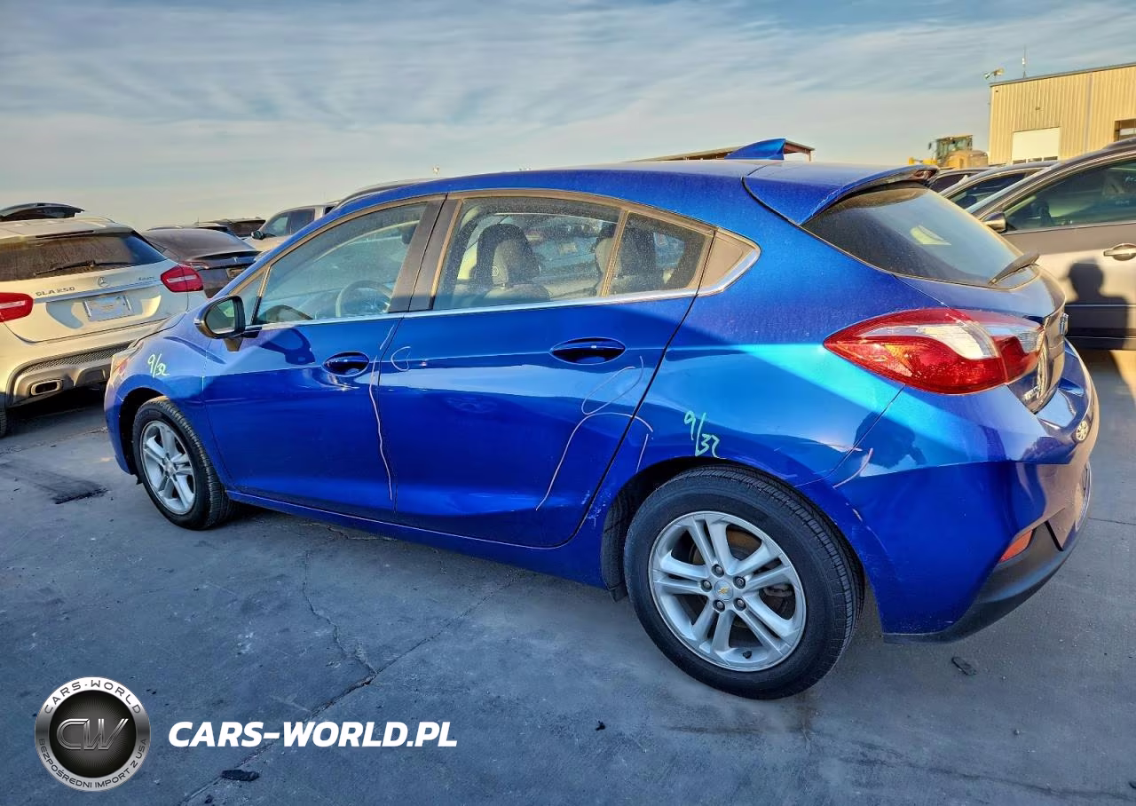 2017 Chevrolet Cruze Lt VIN:3G1BE6SM9HS576874 - 2