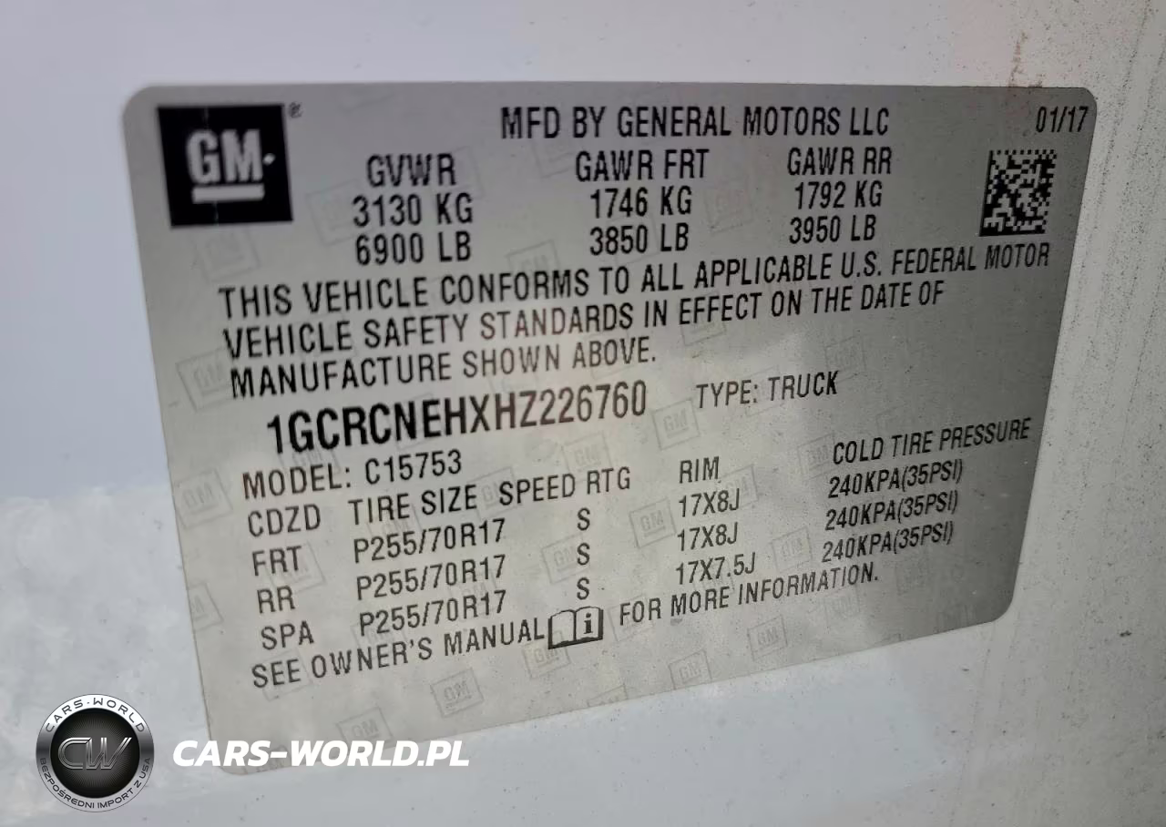 2017 Chevrolet Silverado C1500 VIN:1GCRCNEHXHZ226760 - 13
