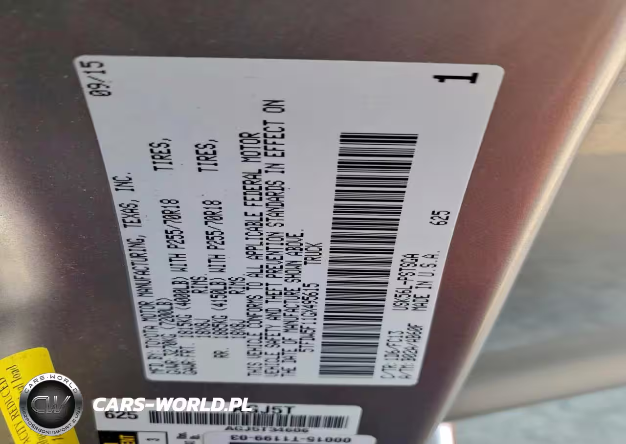 2016 Toyota Tundra Crewmax Sr5 VIN:5TFDW5F11GX495615 - 12