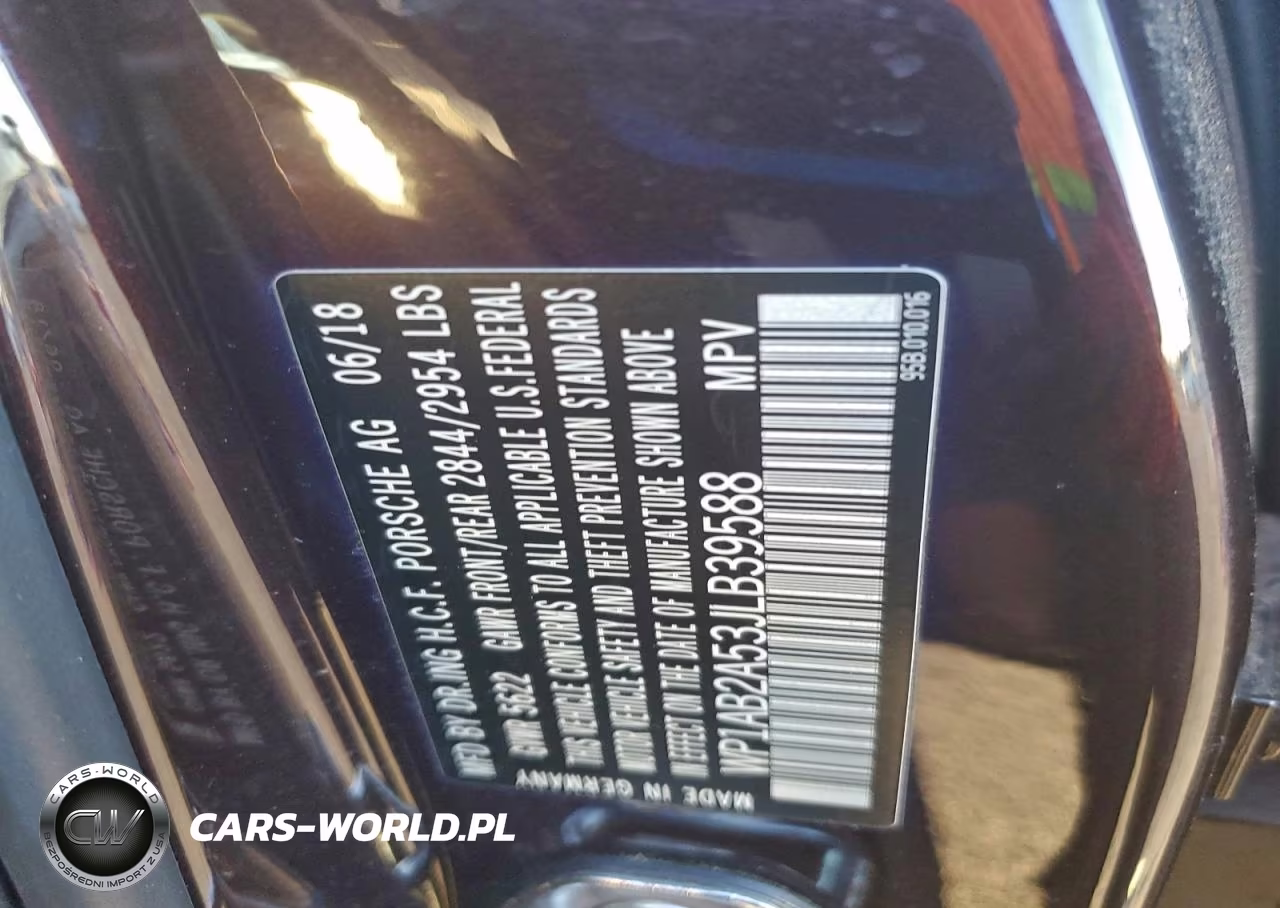 2018 Porsche Macan S VIN:WP1AB2A53JLB39588 - 13