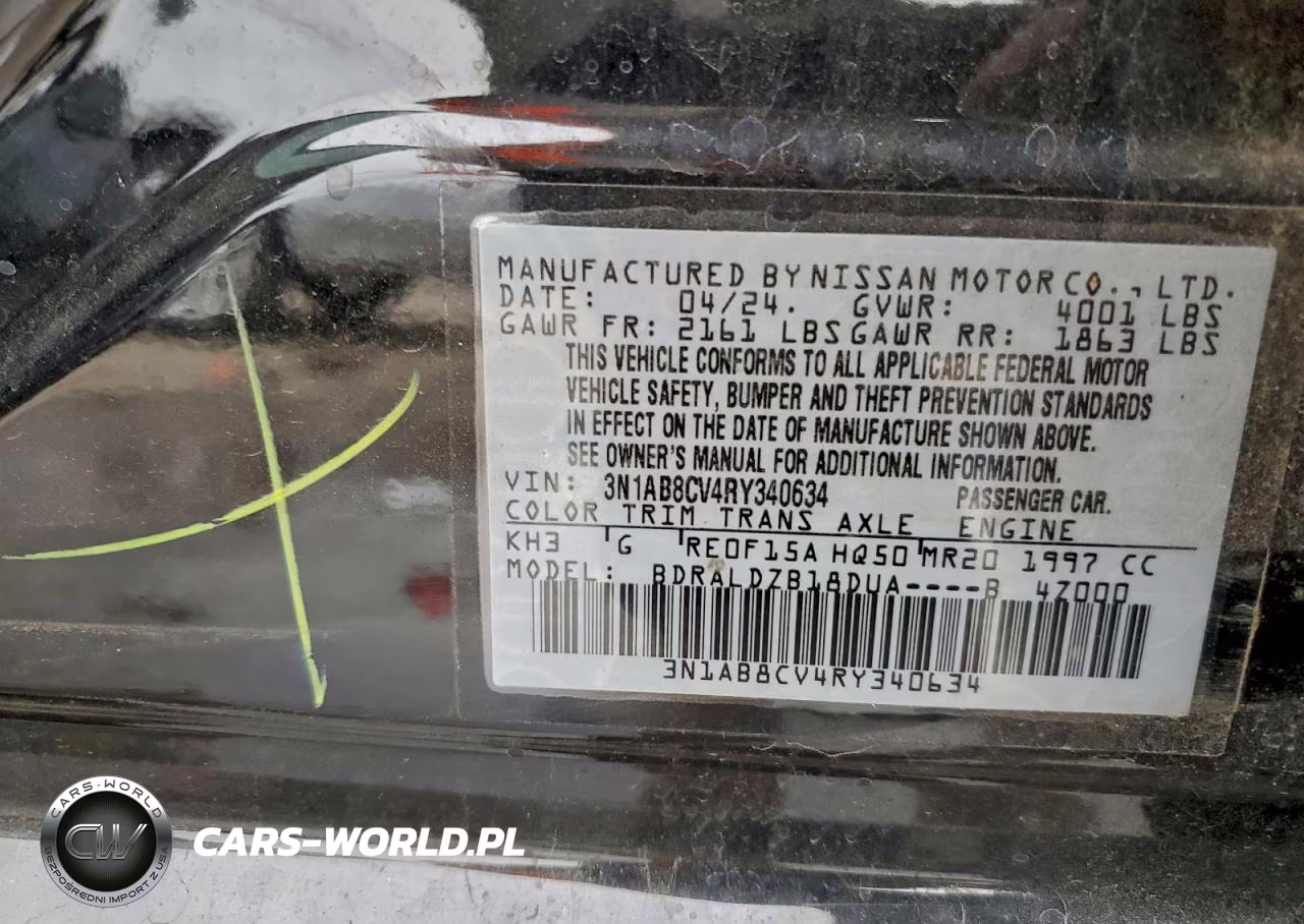 2024 Nissan Sentra Sv VIN:3N1AB8CV4RY340634 - 12