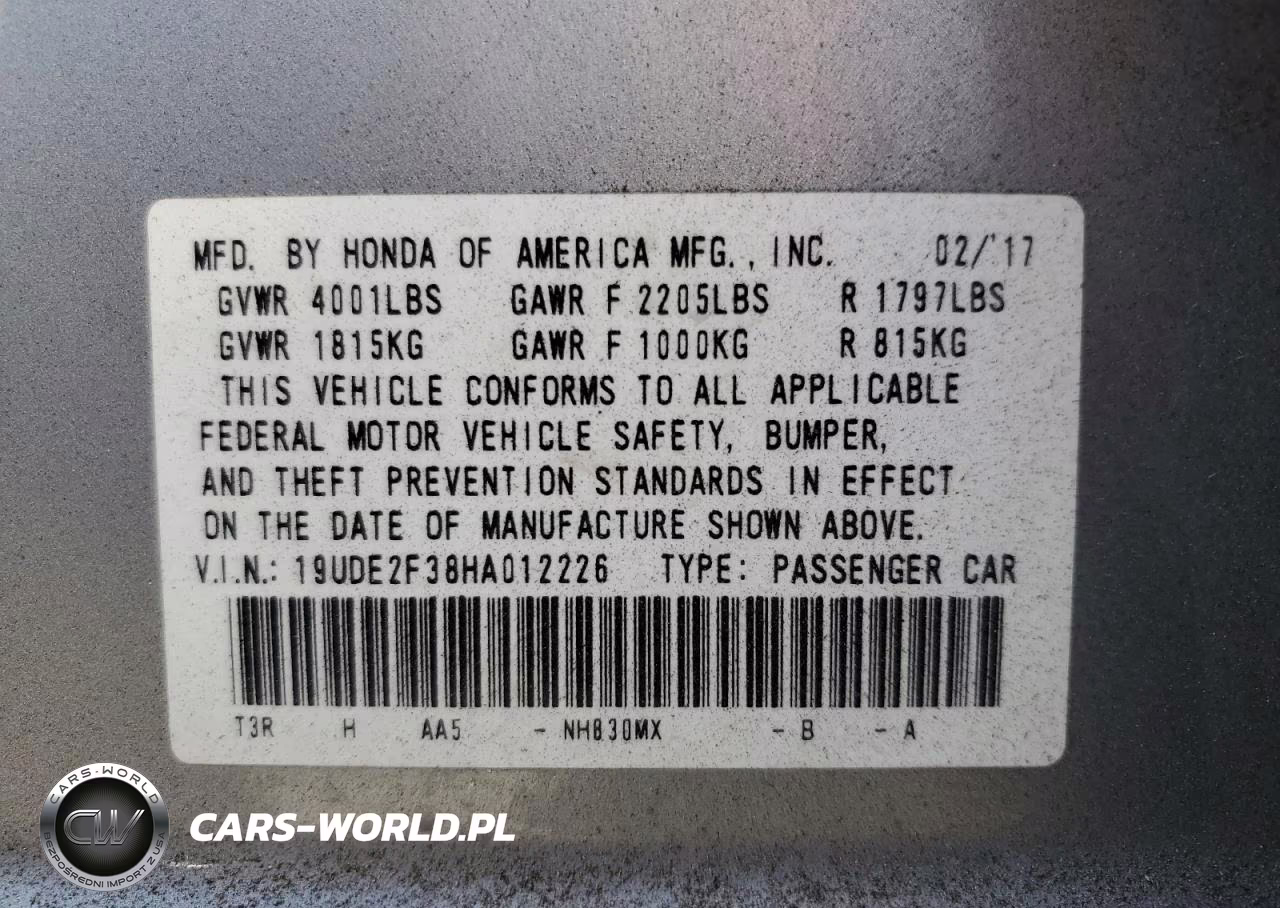 2017 Acura Ilx Base Watch Plus VIN:19UDE2F38HA012226 - 13