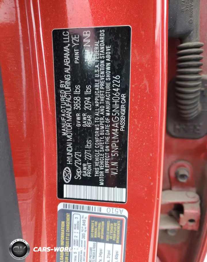 2022 Hyundai Elantra Sel VIN:5NPLM4AG5NH064226 - 12