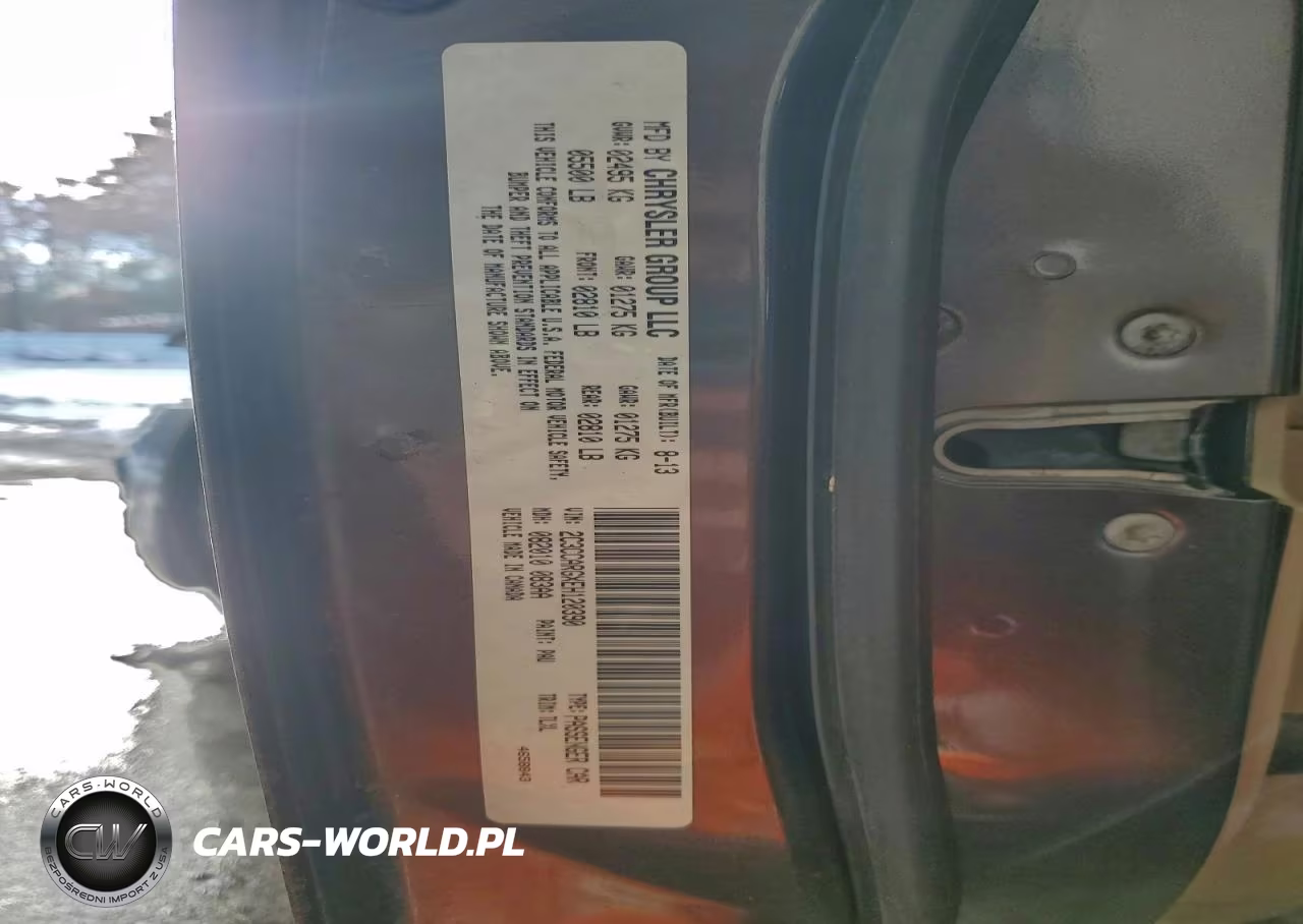 2014 Chrysler 300 VIN:2C3CCARGXEH120390 - 12