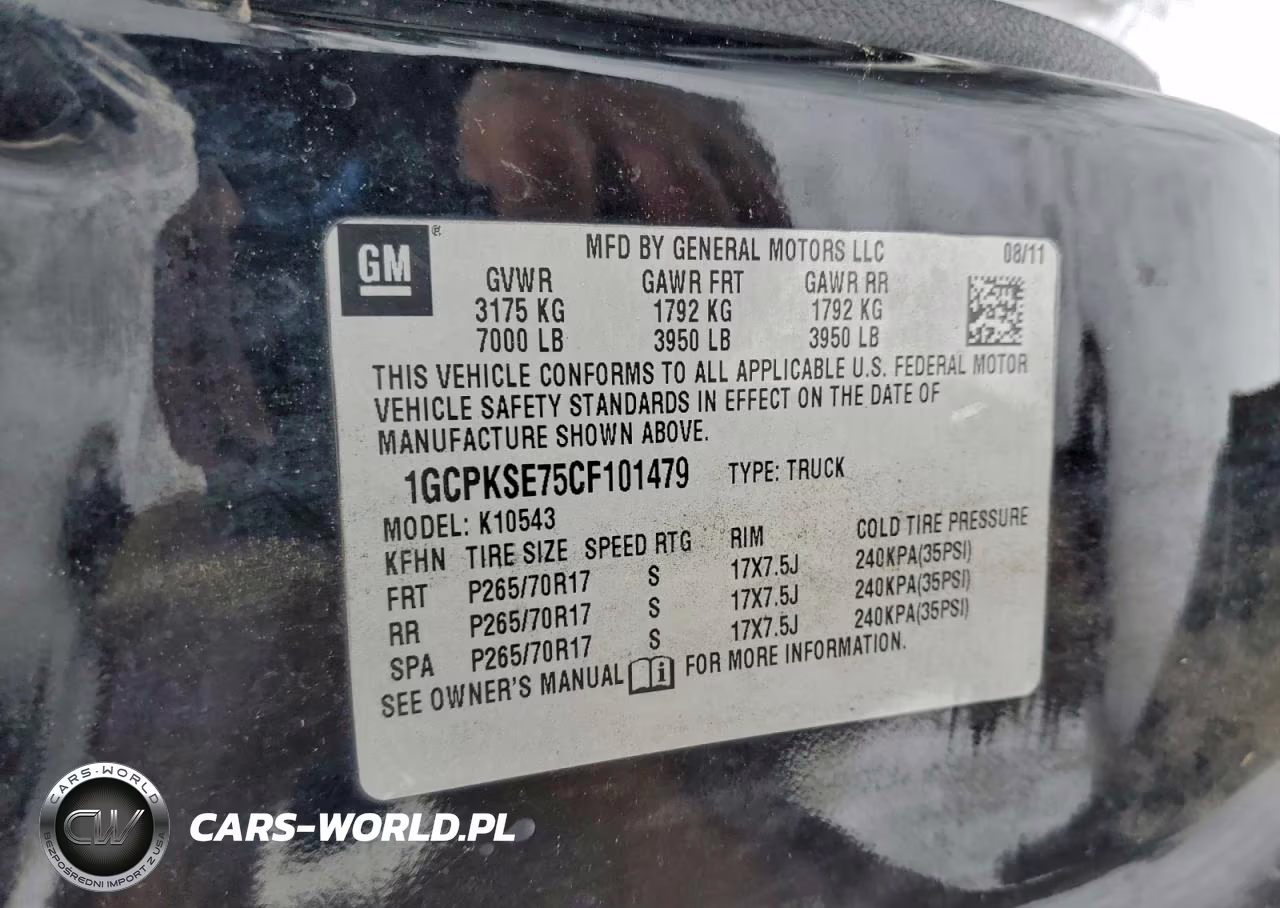2012 Chevrolet Silverado K1500 Lt VIN:1GCPKSE75CF101479 - 12