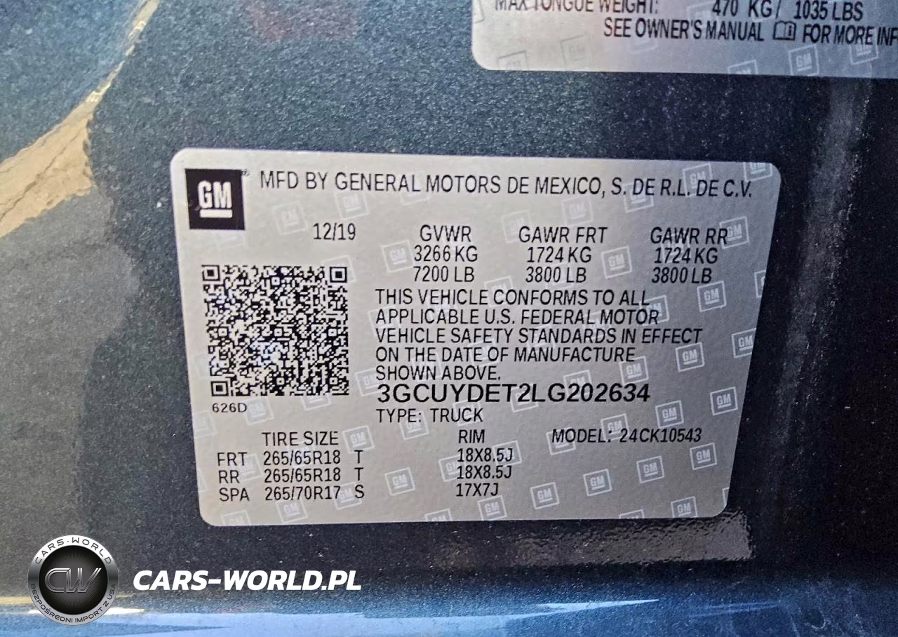 2020 Chevrolet Silverado K1500 Lt VIN:3GCUYDET2LG202634 - 12