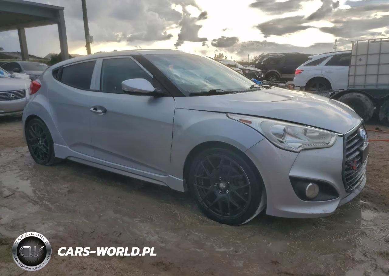 2013 Hyundai Veloster Turbo VIN:KMHTC6AE0DU171231 - 4