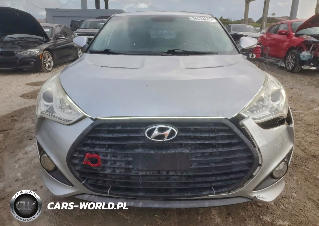 2013 Hyundai Veloster Turbo VIN:KMHTC6AE0DU171231 - 5