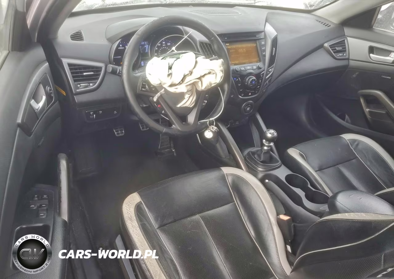 2013 Hyundai Veloster Turbo VIN:KMHTC6AE0DU171231 - 8