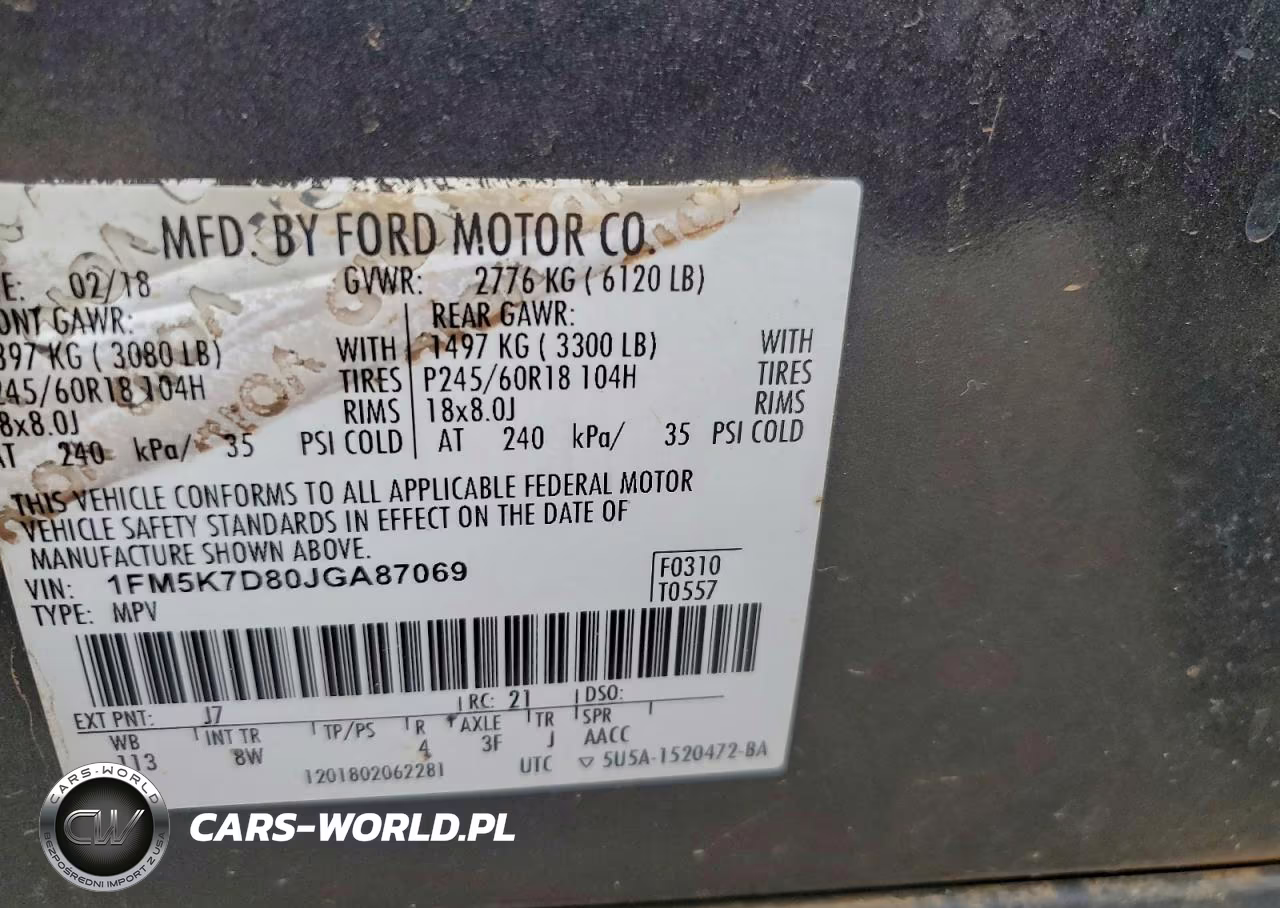 2018 Ford Explorer Xlt VIN:1FM5K7D80JGA87069 - 14