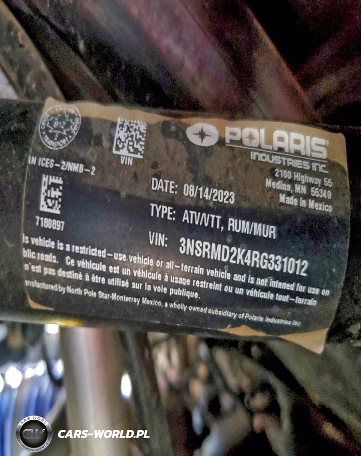 2024 Polaris Rzr Pro R Utility Vehicle VIN:3NSRMD2K4RG331012 - 10