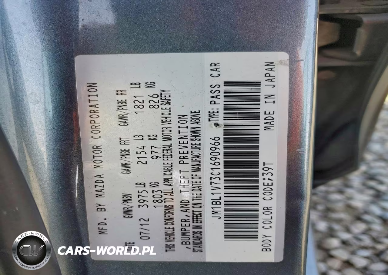 2012 Mazda 3 I VIN:JM1BL1V73C1690966 - 12